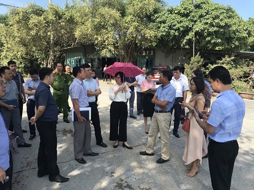 Khảo sát quản lý khai thác cát, sỏi lòng sông và quản lý bến thủy nội địa tại huyện Gia Lâm